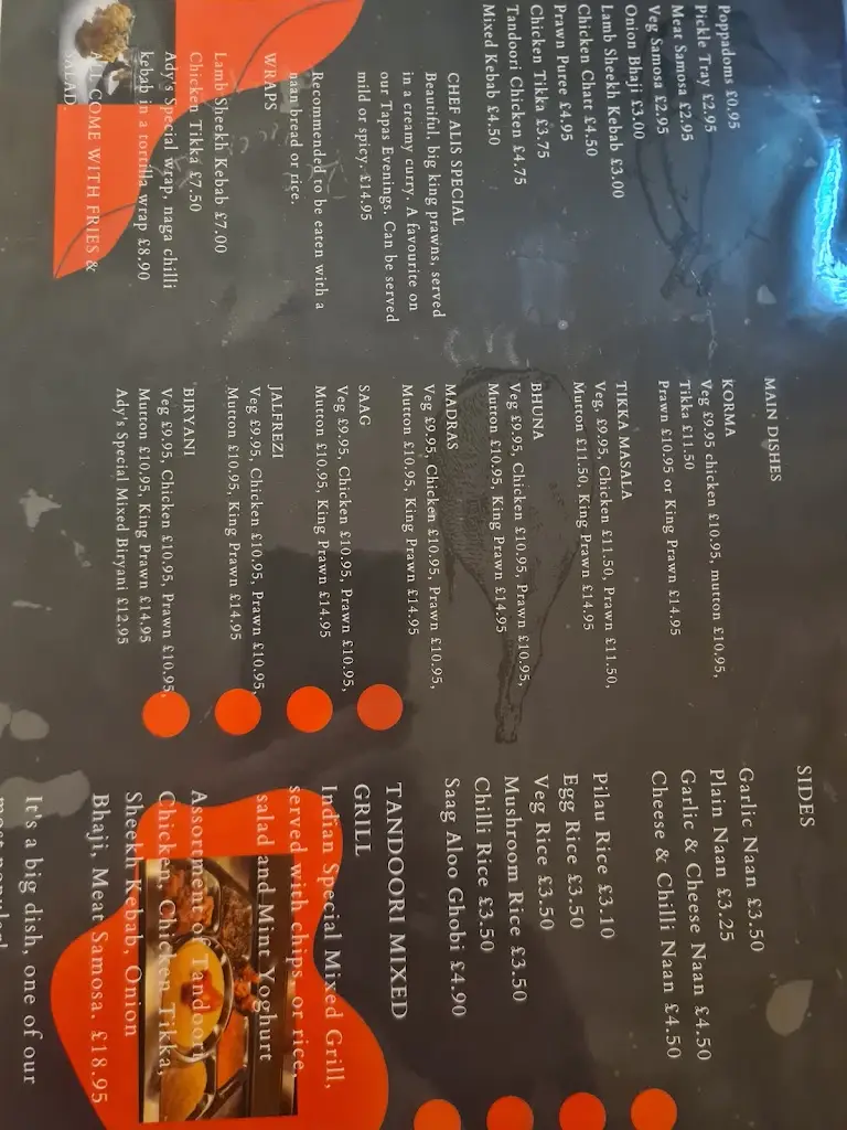 Menu_The Cock Inn_Birdwell_immagine_1