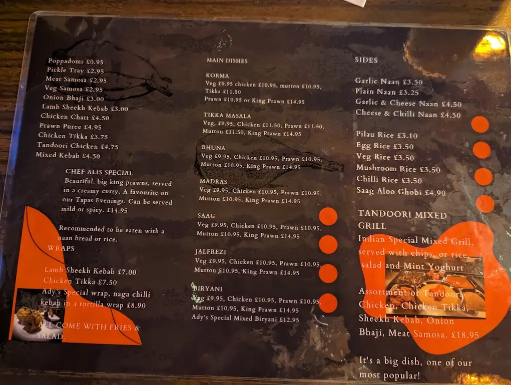 Menu_The Cock Inn_Birdwell_immagine_3