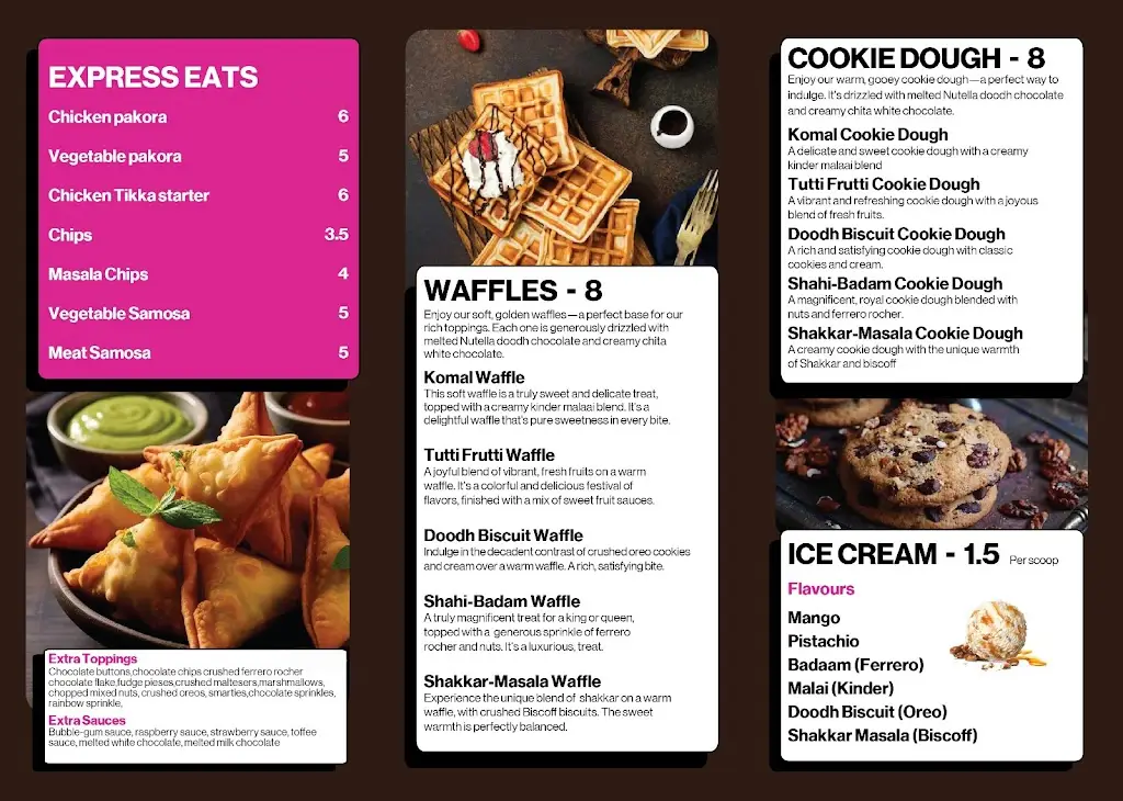 Menu_Kismat Desserts + Earlston Curry House_Earlston_image_4