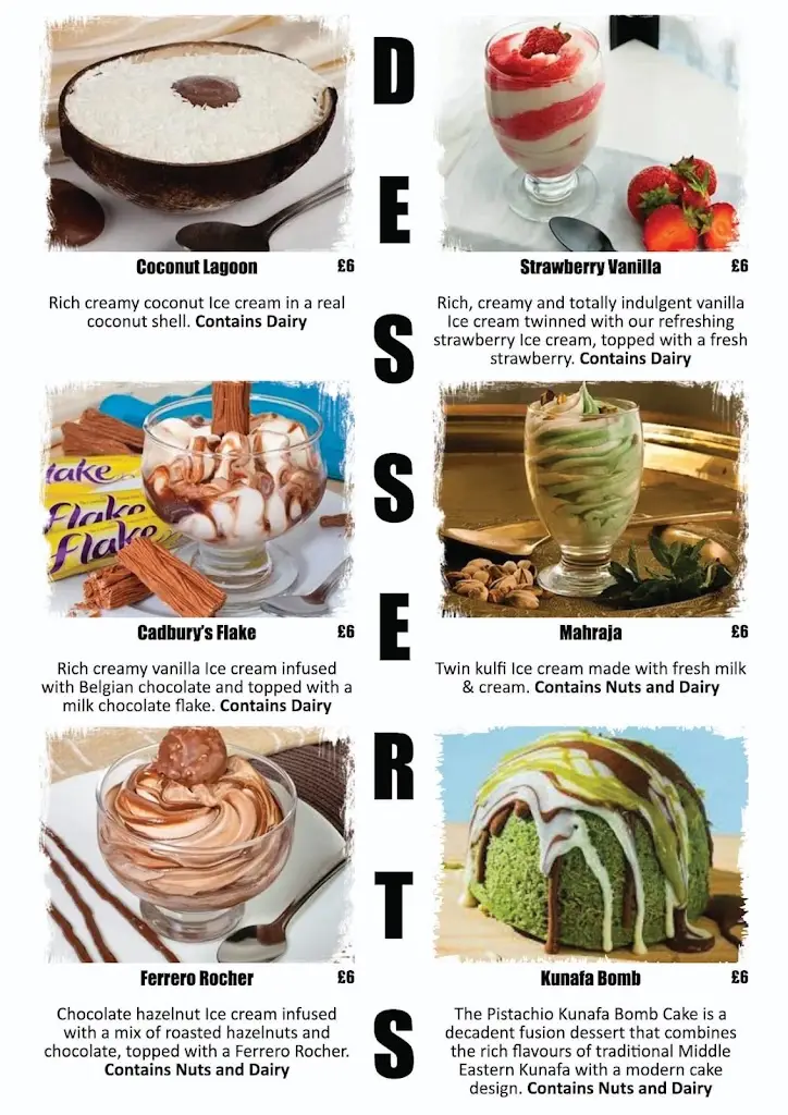 Menu_Indian Heaven Restaurant_Alsager_immagine_1