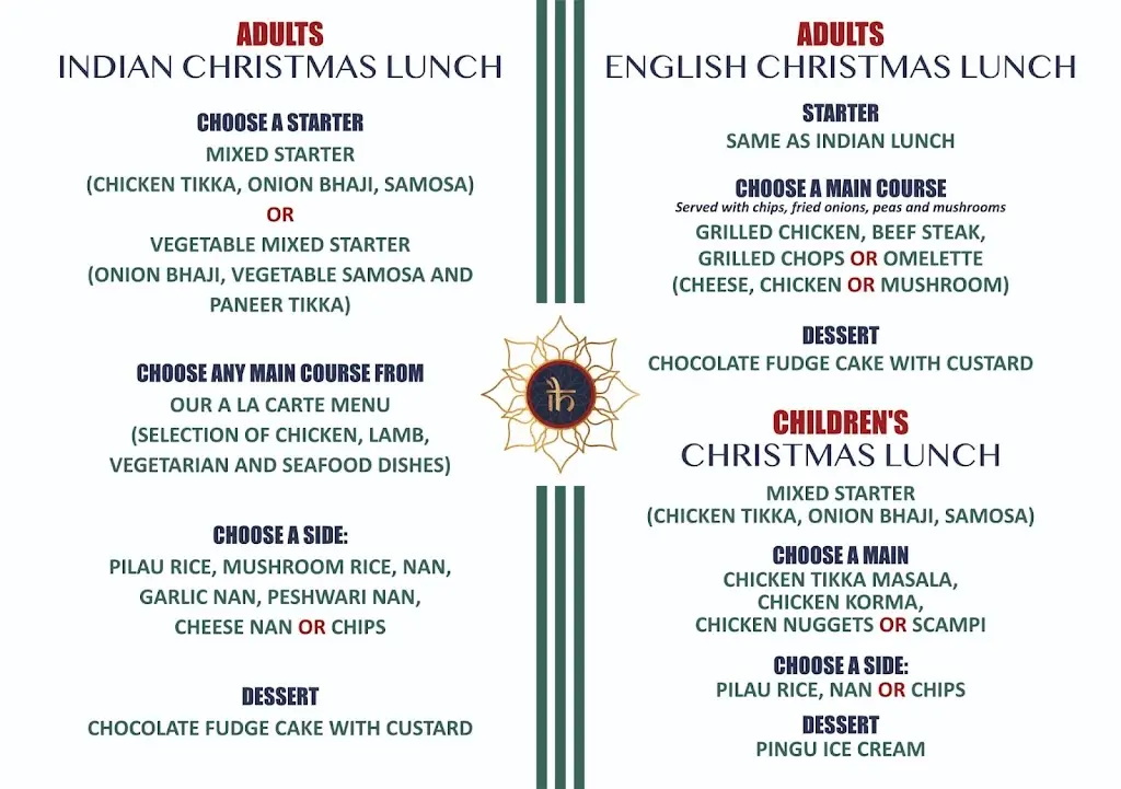 Menu_Indian Heaven Restaurant_Alsager_immagine_2