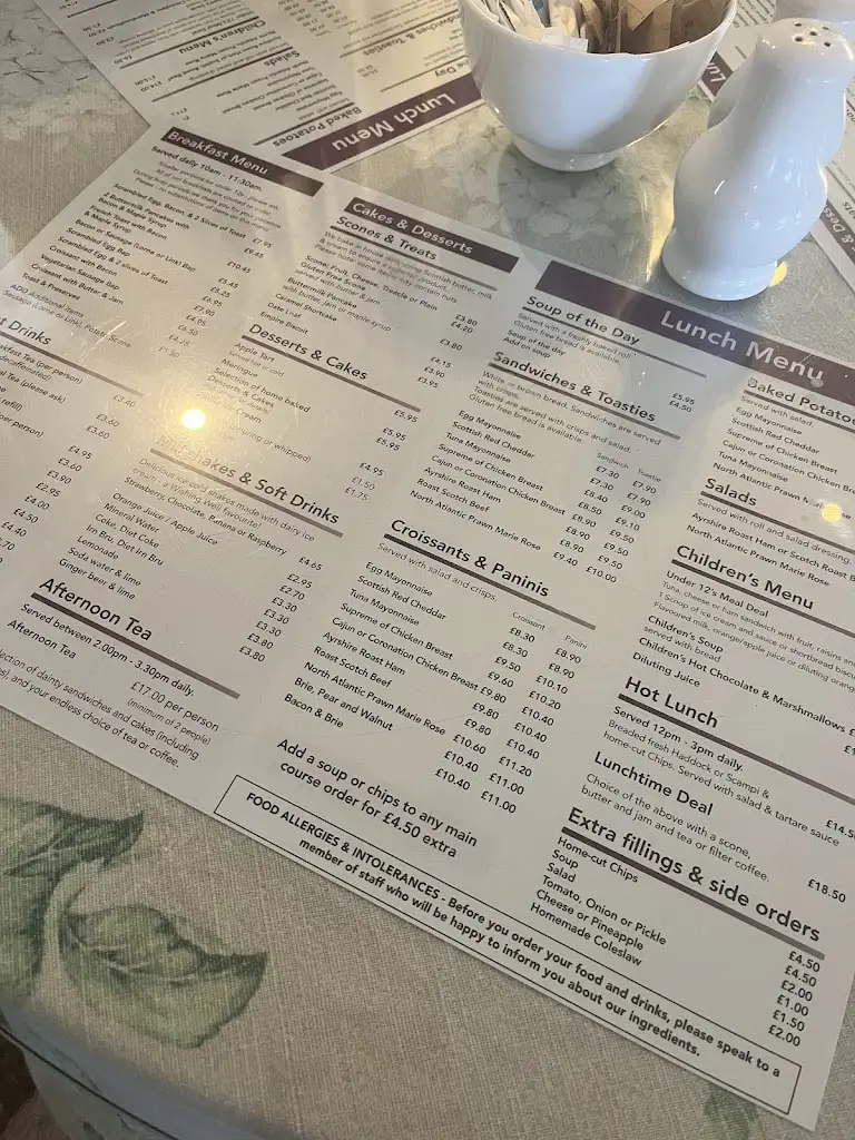 Menu_The Wishing Well Tearoom and Coffee shop_Eaglesham_image_3