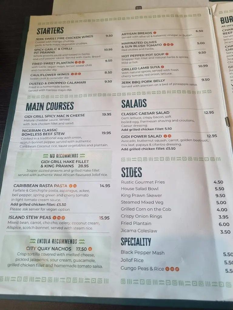 Menu_Gidi Grill, Dundee_Dundee_image_1