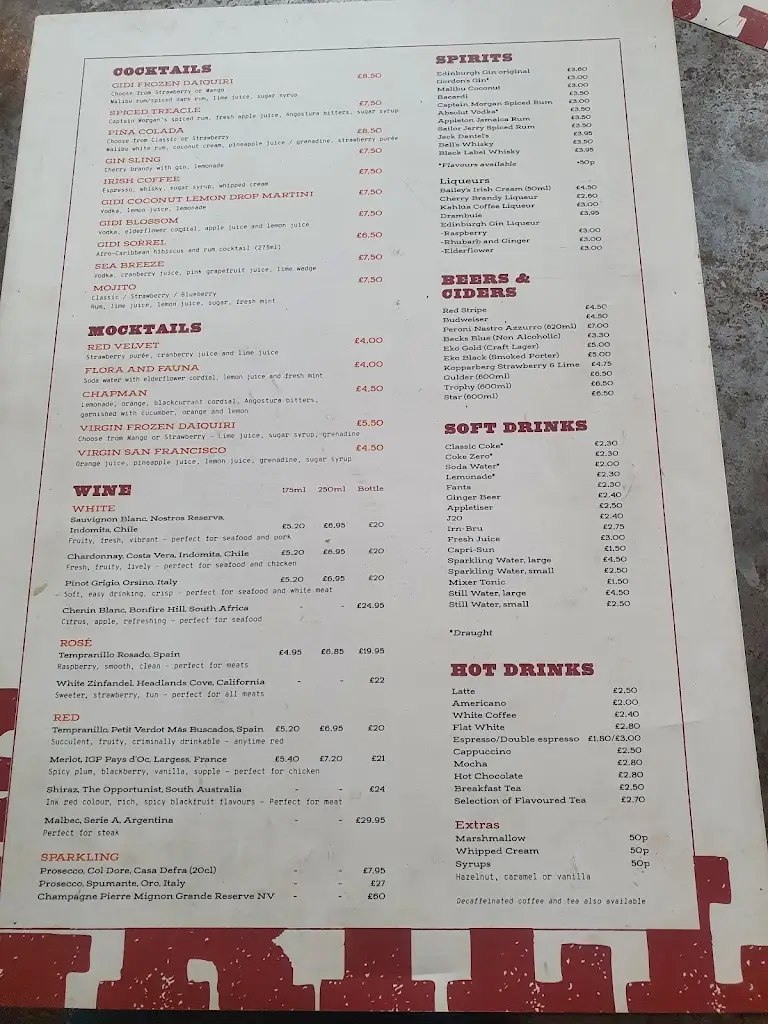 Menu_Gidi Grill, Dundee_Dundee_image_2