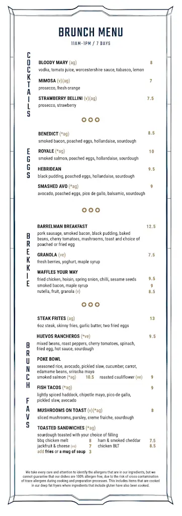 Menu_The Barrelman_Dundee_image_2