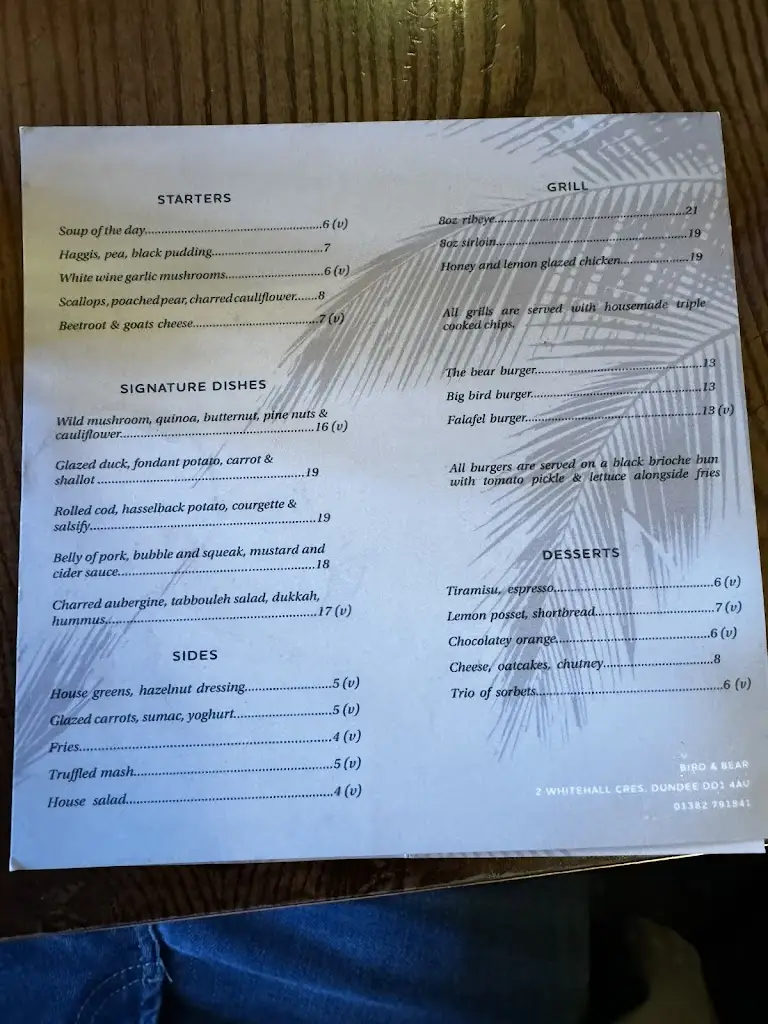 Menu_Bird & Bear_Dundee_image_3