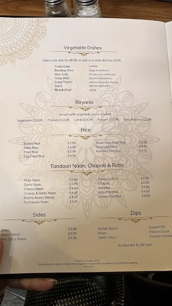 Menu_Mirch Masala Restaurant Dundee_Dundee_image_2