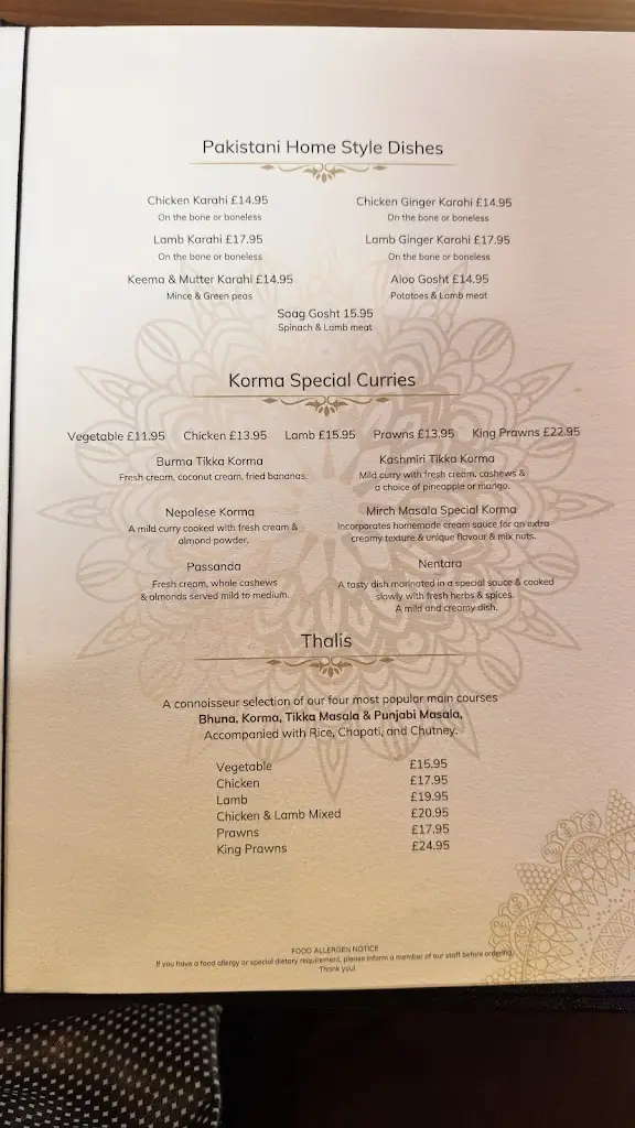 Menu_Mirch Masala Restaurant Dundee_Dundee_image_3