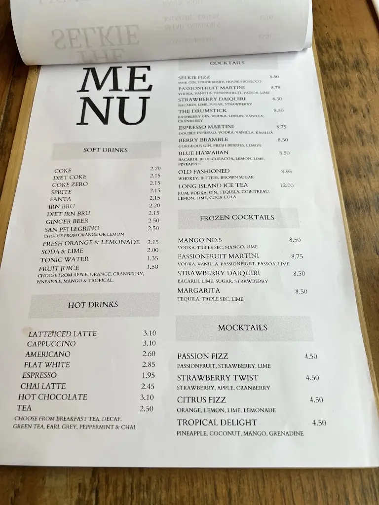 Menu_The Selkie_Dundee_image_2