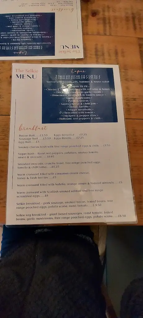 Menu_The Selkie_Dundee_image_4