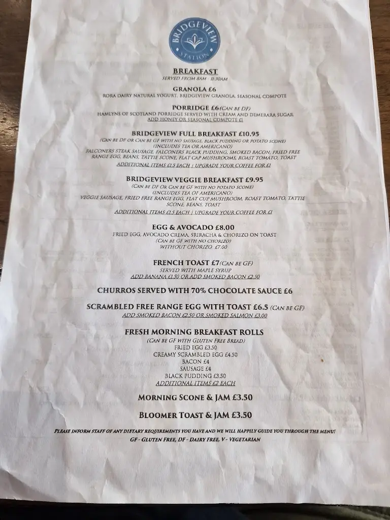 Menu_Bridgeview Station Restaurant_Dundee_image_4