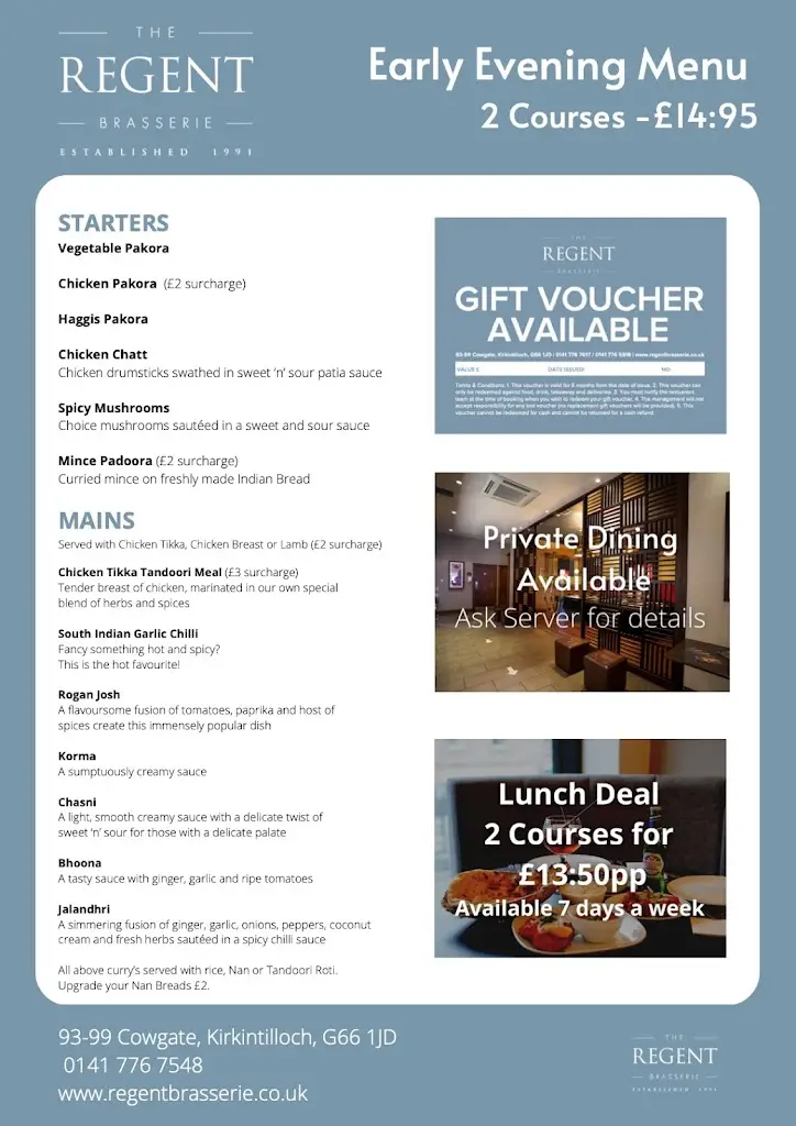 Menu_The Regent Brasserie_East Dunbartonshire_image_4