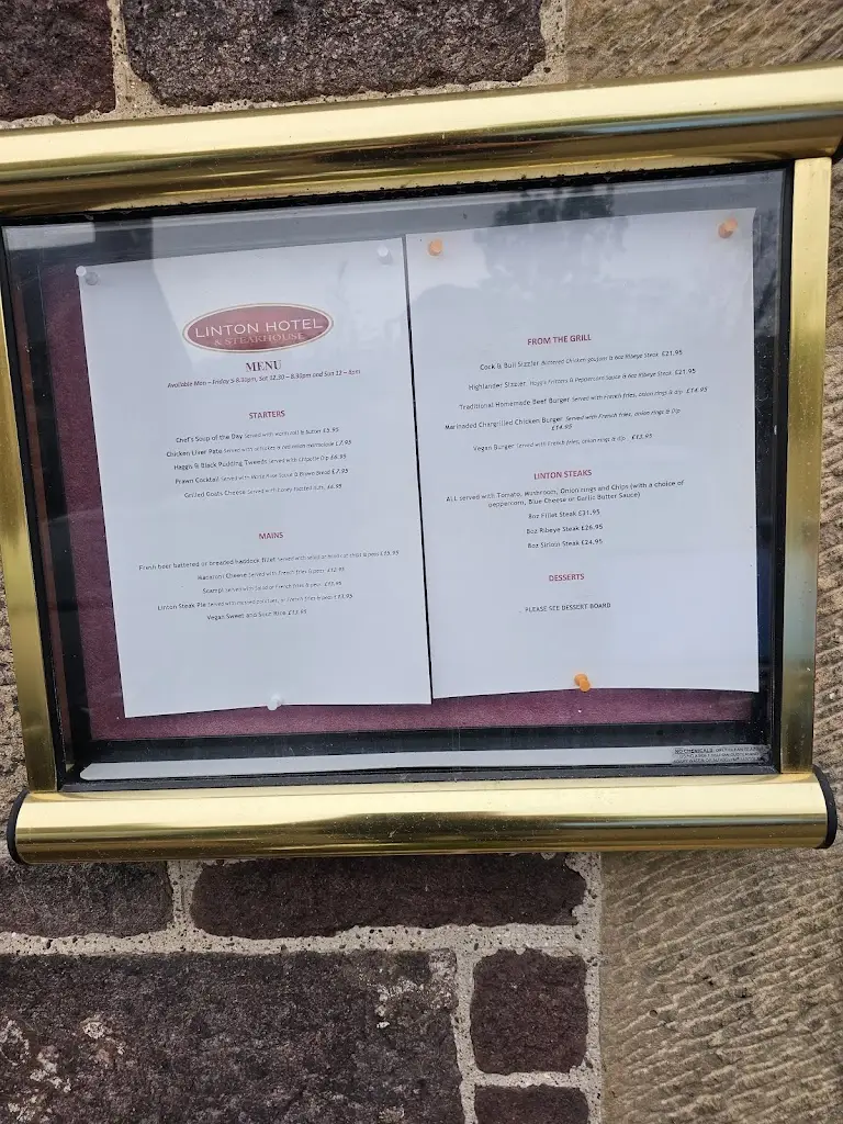 Menu_Linton Hotel & Steak House_East Linton_image_3