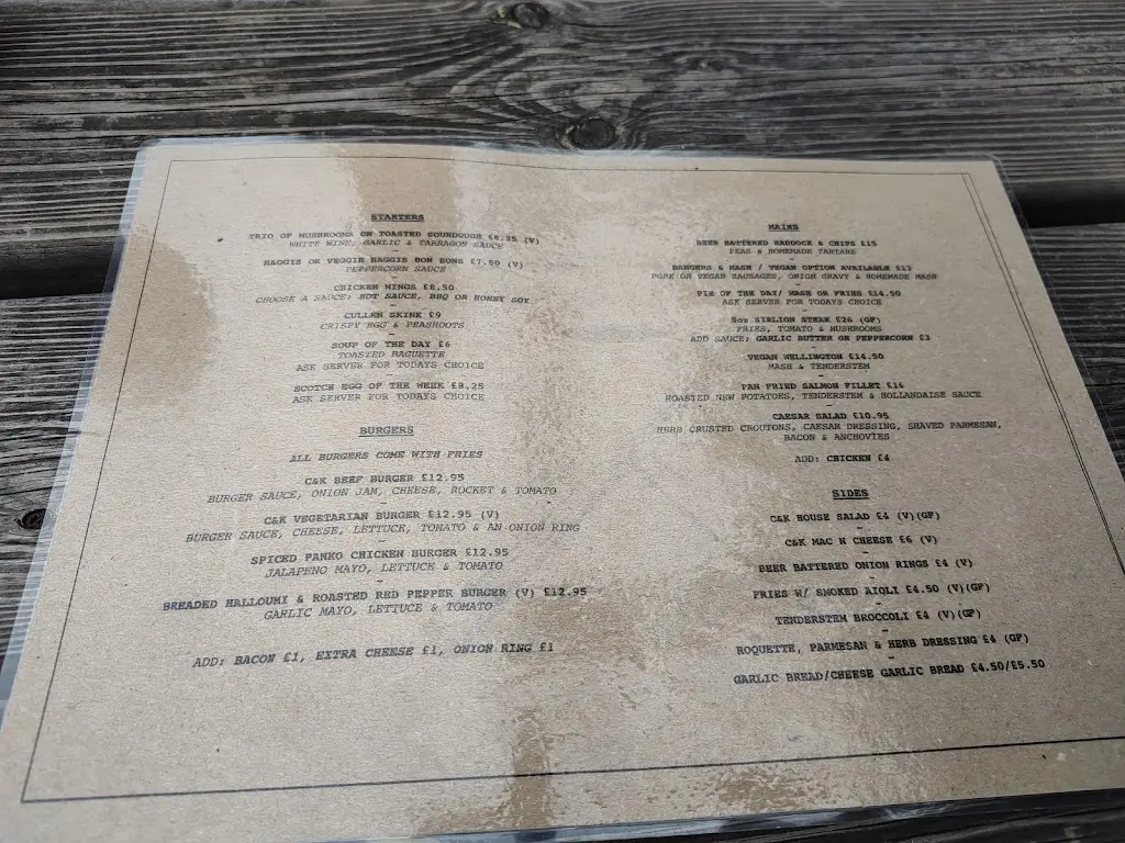 Menu_The Crown & Kitchen_East Linton_image_2