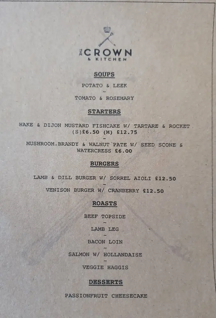 Menu_The Crown & Kitchen_East Linton_image_3