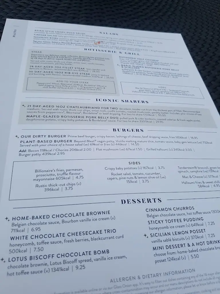 Menu_Dukes Head Billericay_Billericay_image_1