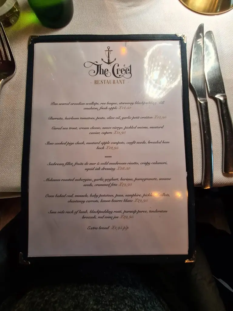 Menu_The Creel_Dunbar_image_1