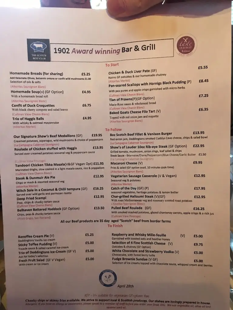 Menu_1902 Bar & Grill_Dunbar_image_4