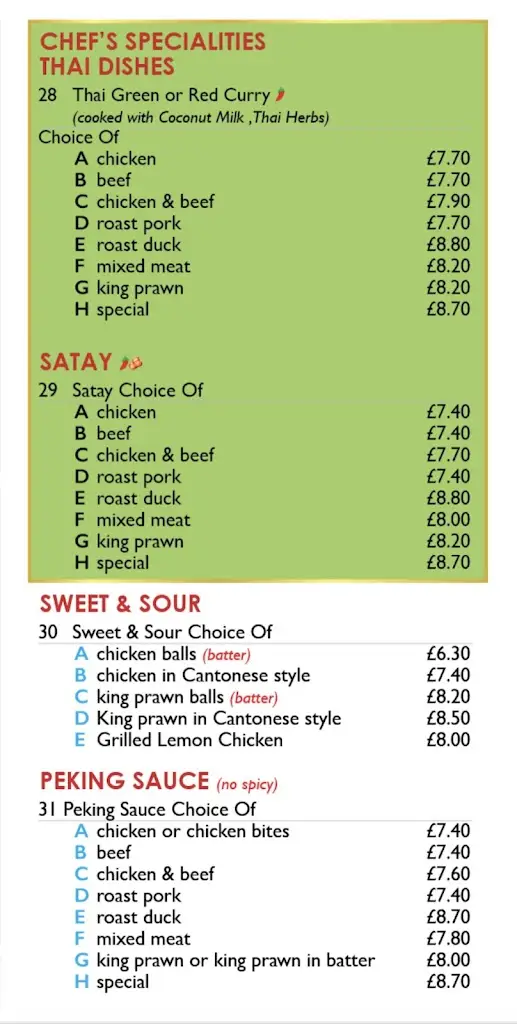 Menu_Oriental Inn_Dunbar_image_1