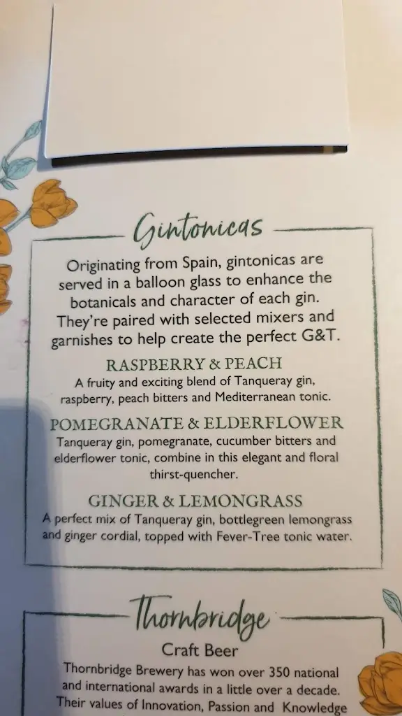 Menu_The King's Head_Billericay_image_3