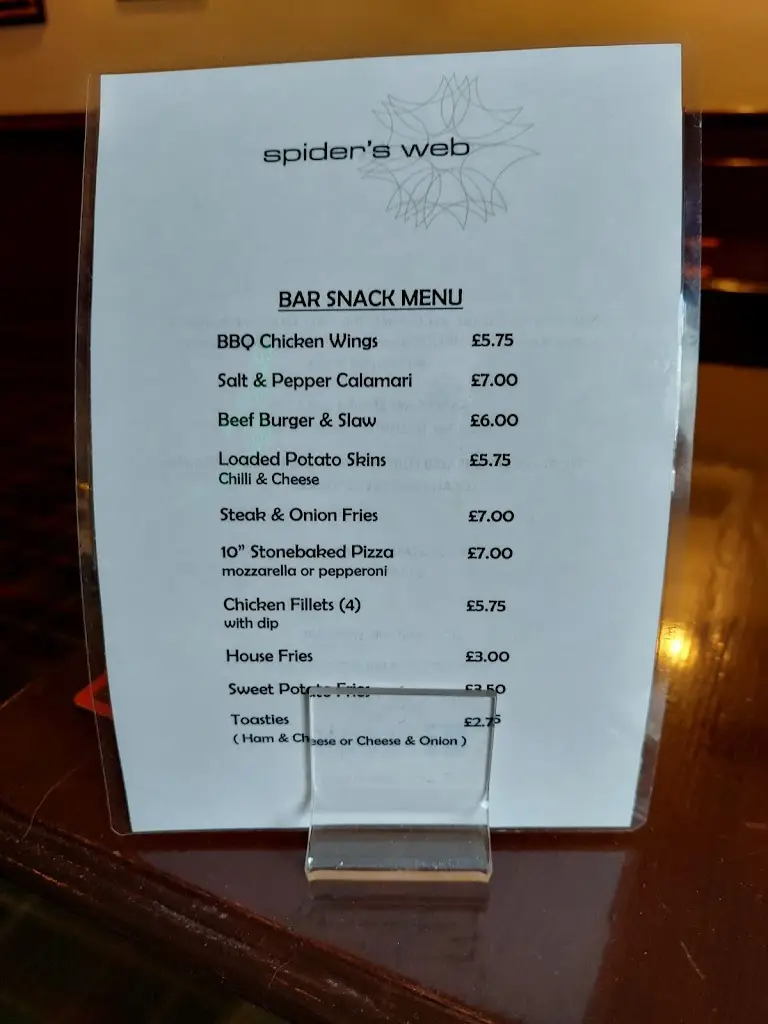 Menu_Spider's Web_Dyce_image_3