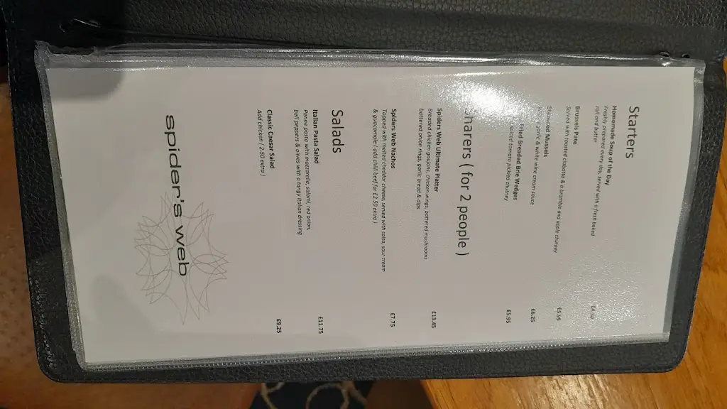 Menu_Spider's Web_Dyce_image_4