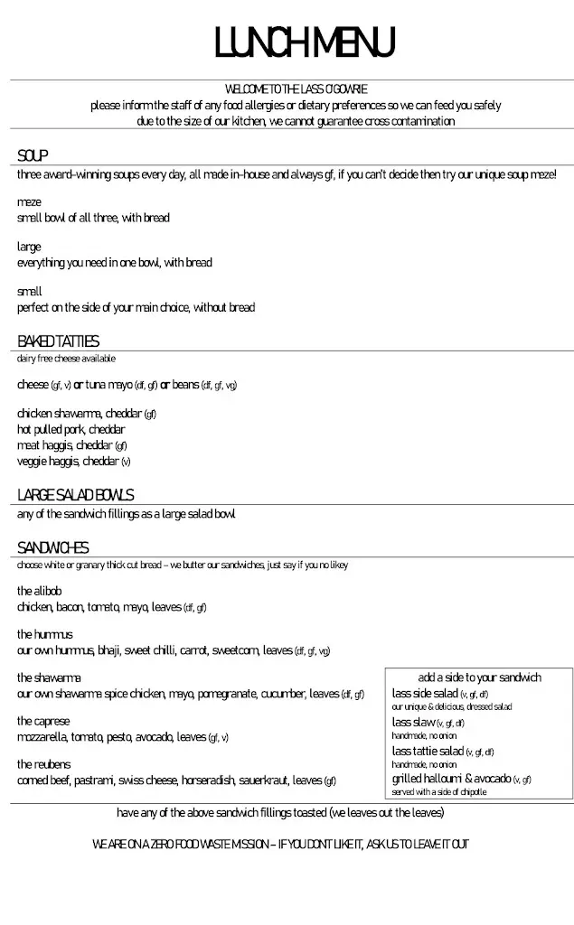 Menu_The Lass O'Gowrie Scotland_Errol_image_2