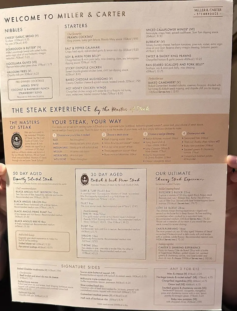 Menu_Miller & Carter Newton Mearns_East Renfrewshire_image_2