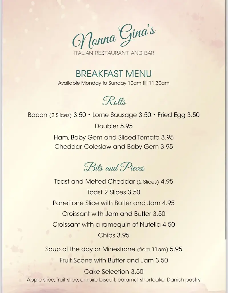 Menu_Nonna Ginas_East Renfrewshire_image_2