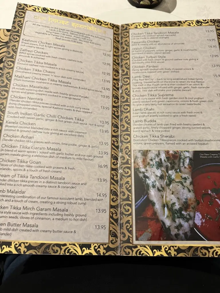 Menu_Turban Tandoori_East Renfrewshire_image_1