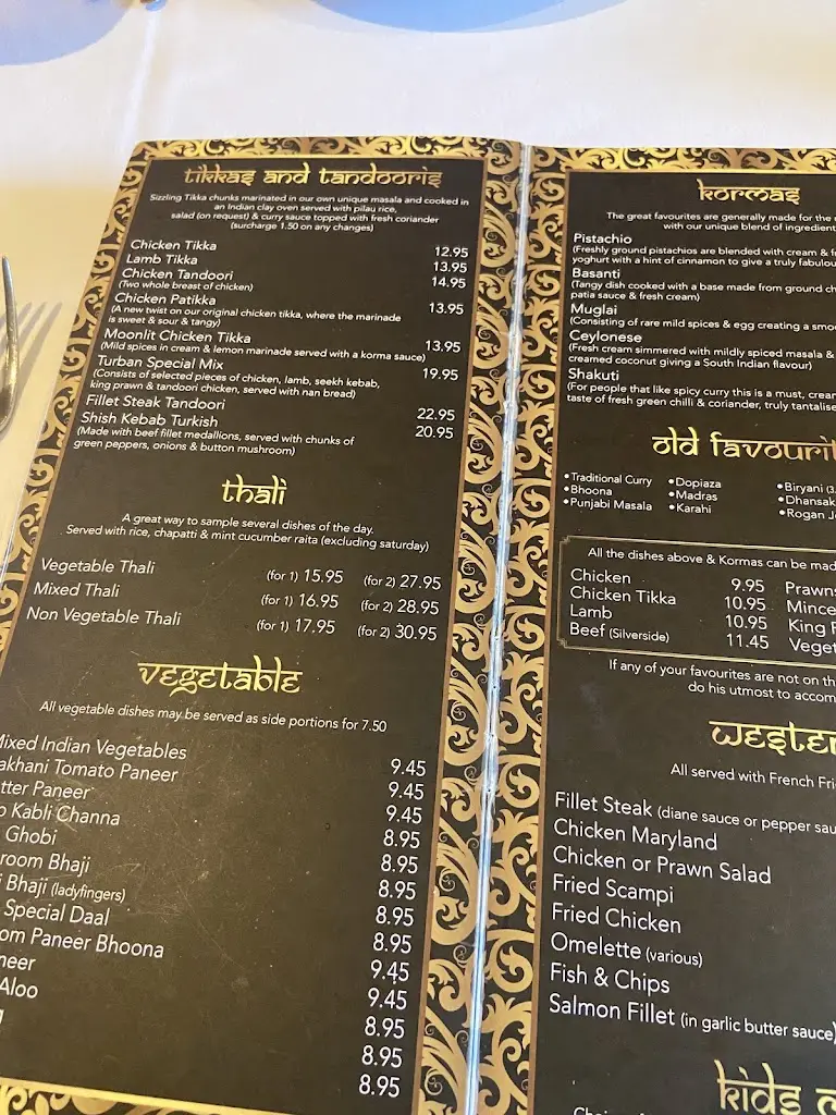 Menu_Turban Tandoori_East Renfrewshire_image_2