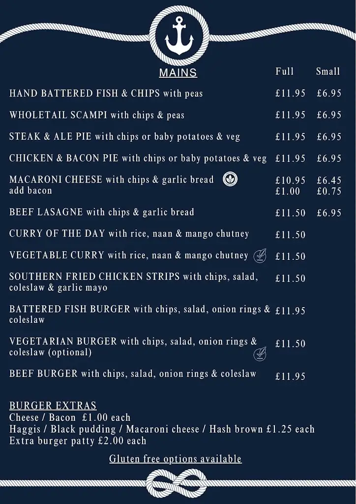 Menu_The Village Inn_Fairlie_image_1