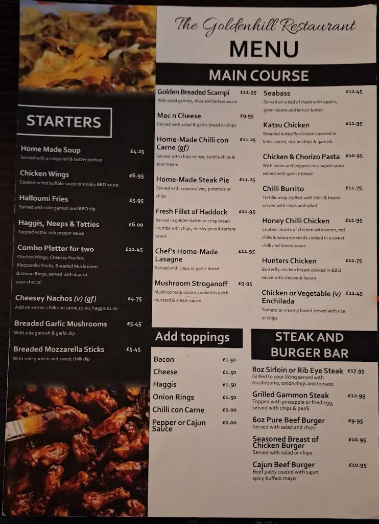 Menu_The Goldenhill Bar and Function Suite_Duntocher_image_1
