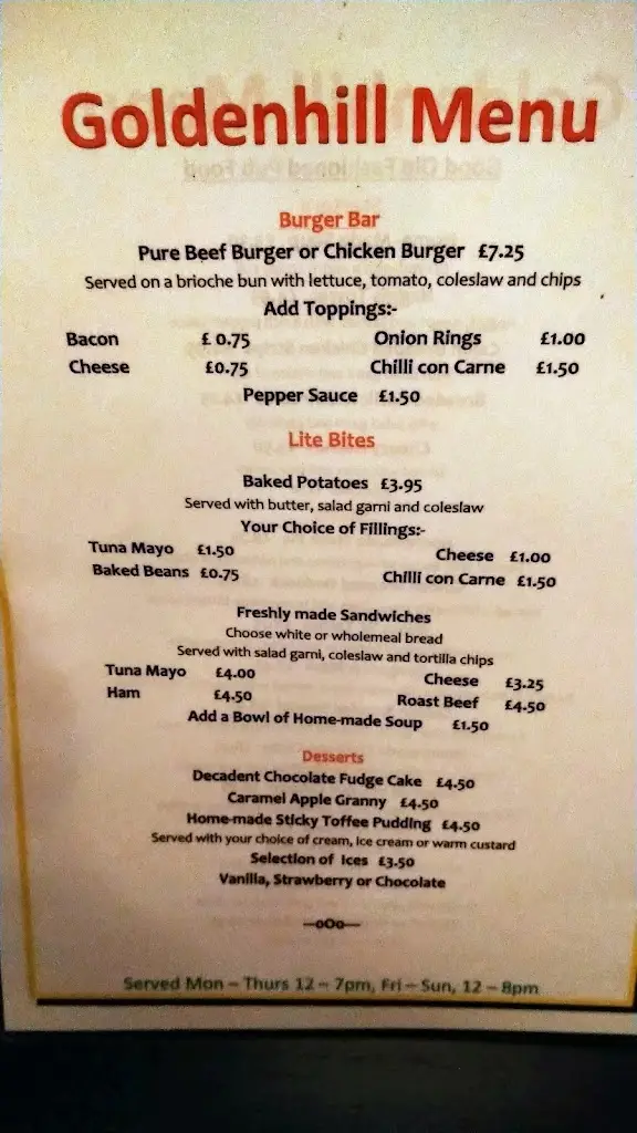 Menu_The Goldenhill Bar and Function Suite_Duntocher_image_3