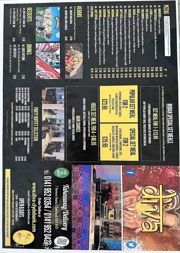 Menu_Diva Indian Restaurant_Duntocher_image_2