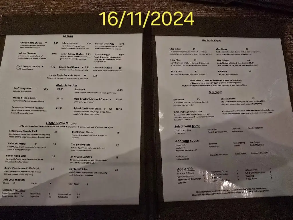 Menu_Butchers Steak & Grill_Elderslie_image_1