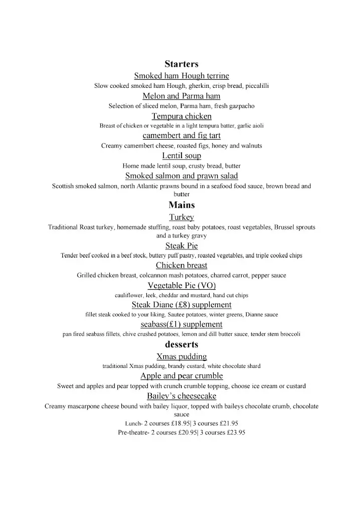 Menu_Once upon a Table_East Kilbride_immagine_2