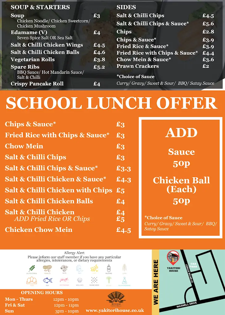 Menu_Yakitori House_East Kilbride_image_1