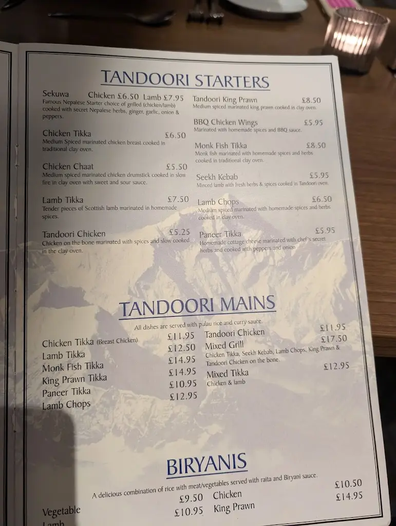 Menu_Kathmandu Fusion Restaurant_East Kilbride_immagine_2