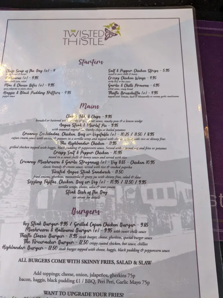 Menu_The Twisted Thistle_Erskine_image_2