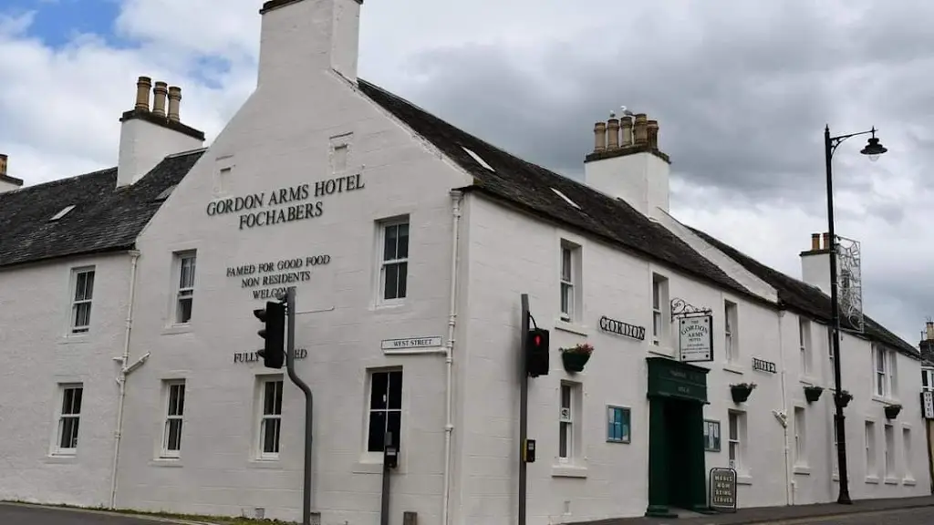 The Gordon Arms Hotel restaurant in Fochabers