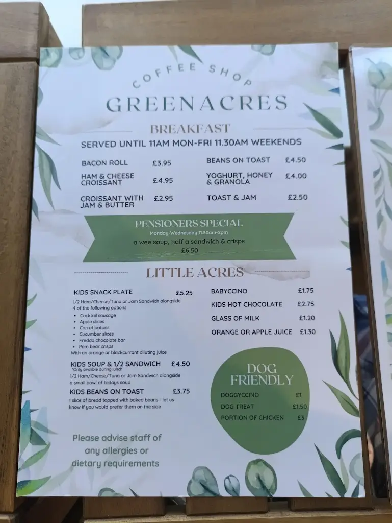 Menu_Greenacres Coffee Shop_Fochabers_image_3