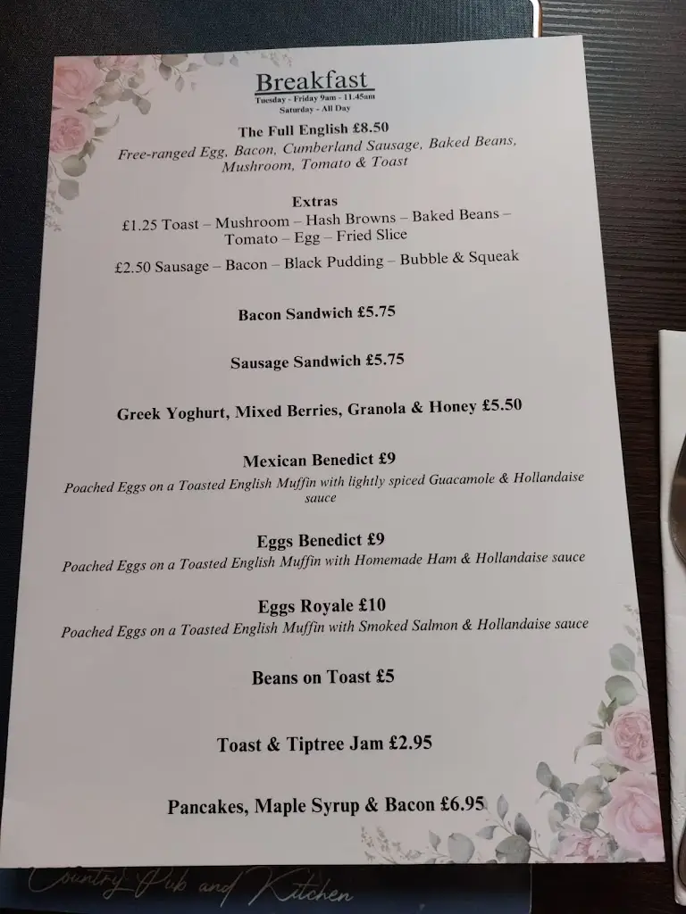 Menu_The Shepherd and Dog_Billericay_image_1