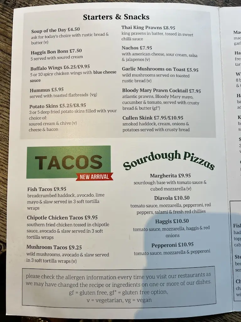 Menu_The Saltoun Inn_Fraserburgh_image_1