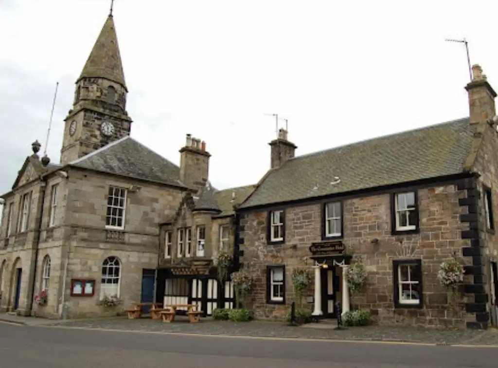 The Covenanter Hotel restaurant in Falkland