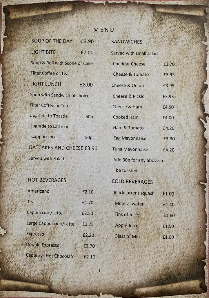 Menu_The Hayloft Falkland_Falkland_image_1