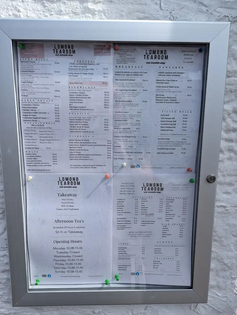 Menu_The Lomond Tearoom and Chocolate Shop_Falkland_image_1