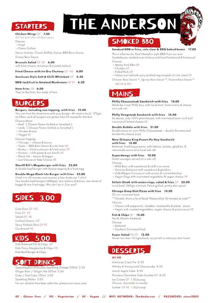 Menu_The Anderson_Fortrose_image_1