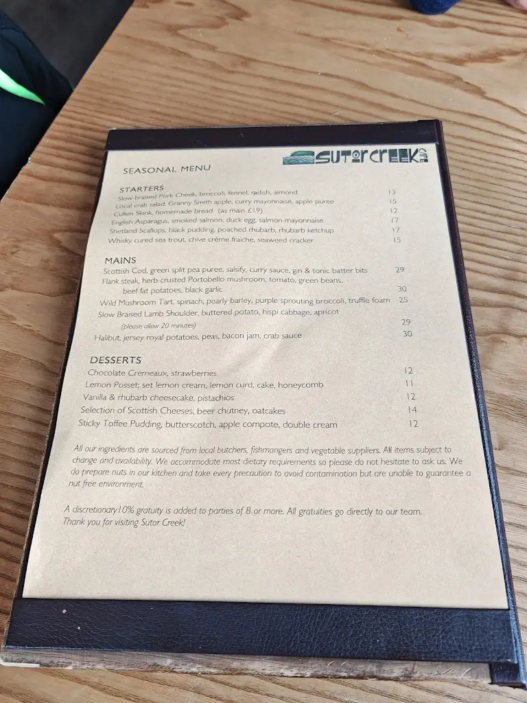 Menu_Sutor Creek_Fortrose_image_3
