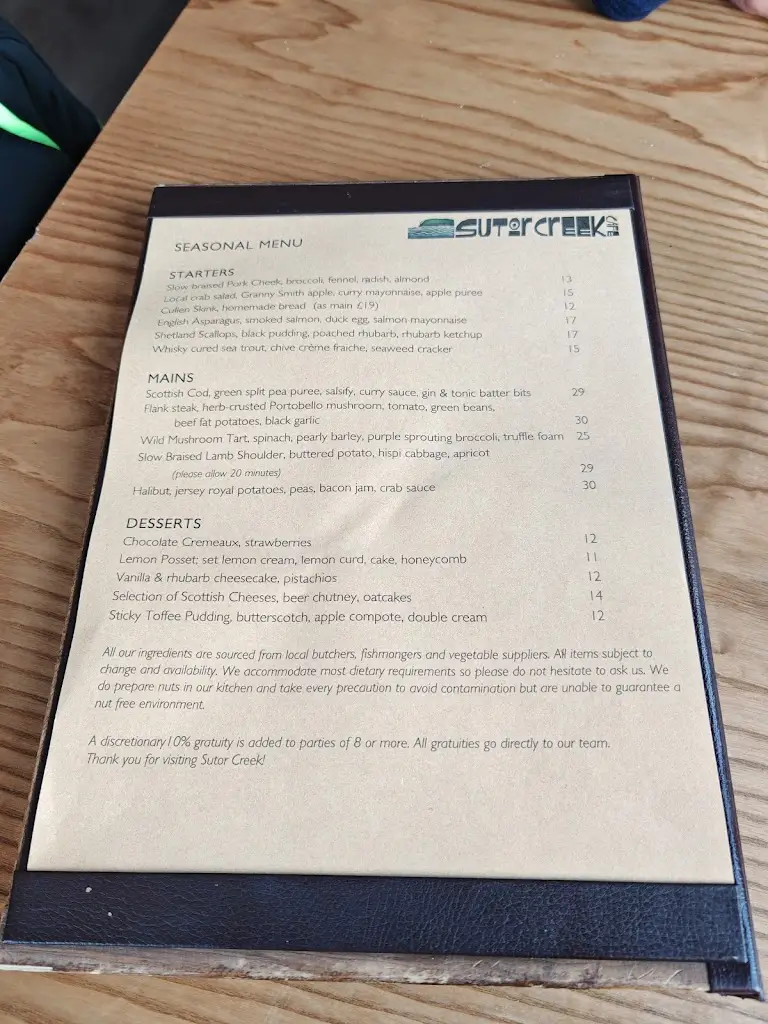 Menu_Sutor Creek_Fortrose_image_4
